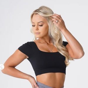 NVGTN Black Serene Seamless Bra